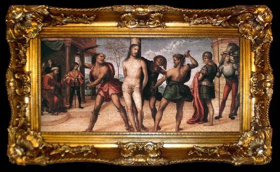 framed  SODOMA, Il Flagellation of Christ, ta009-2